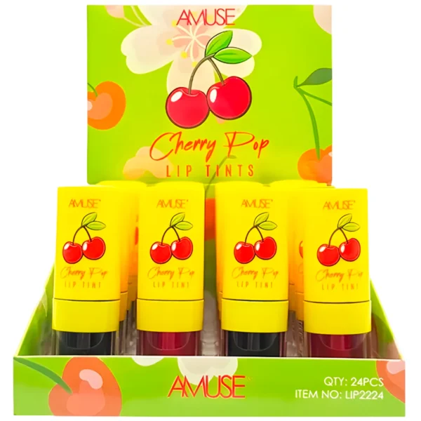Tinte Labial Cherry Pop Amuse - 24 Unidades